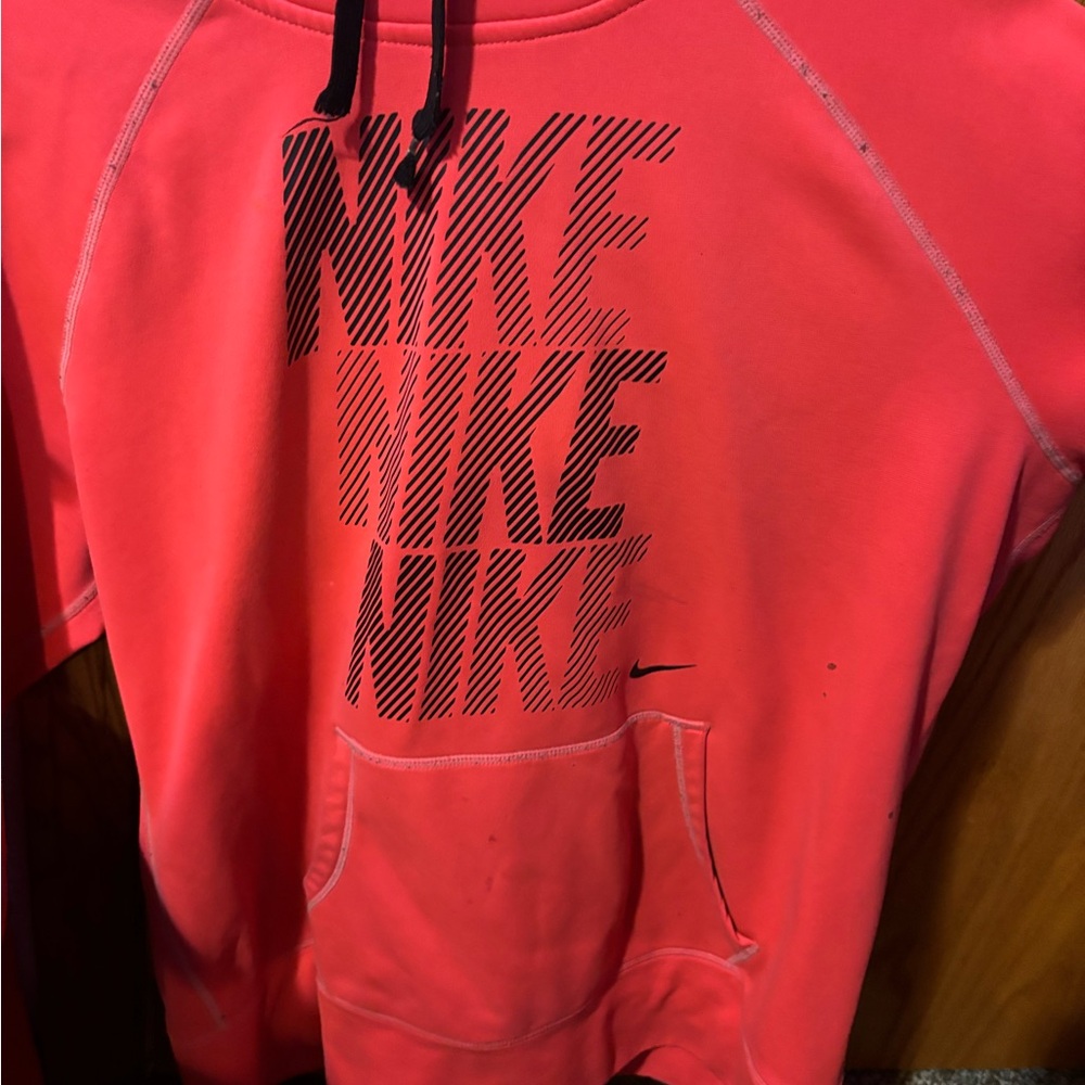 Nike Men's Bold Coral Hoodie